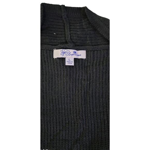 Super Line Aztec print cardigan size l navy blue - Picture 4 of 4